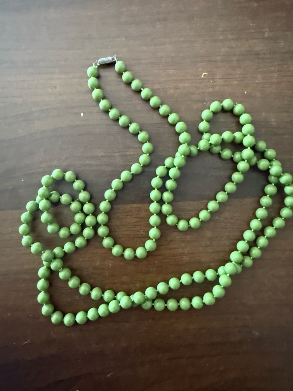 Green Beaded Women's Necklace - Unbranded